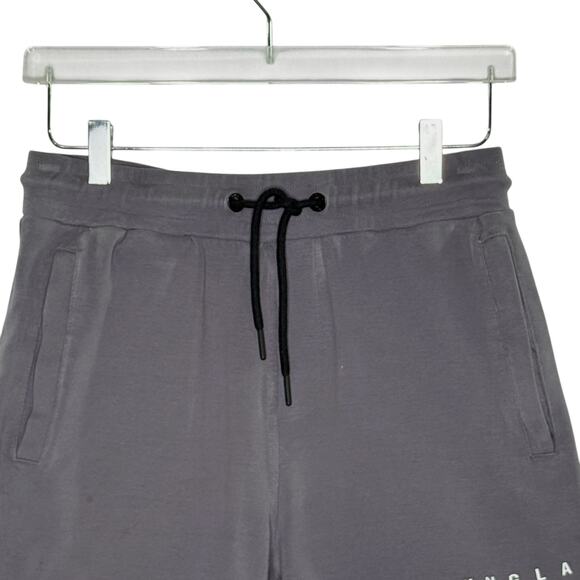 YoungLA M Men Bodybuilding Short Shorts Athletic Gym Training Pockets Gray - Picture 4 of 11